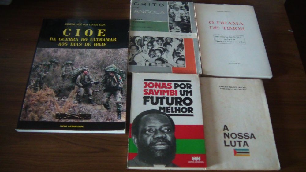 Livros sobre Africa,Angola,Moçambique,Guiné