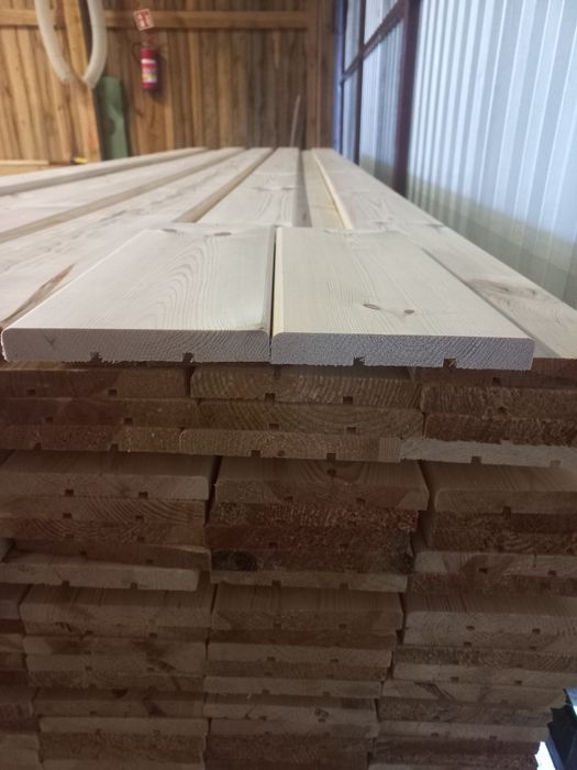 Imitacja bala półbal deska szalówka elewacyjna, podbitka sosna/Świerk