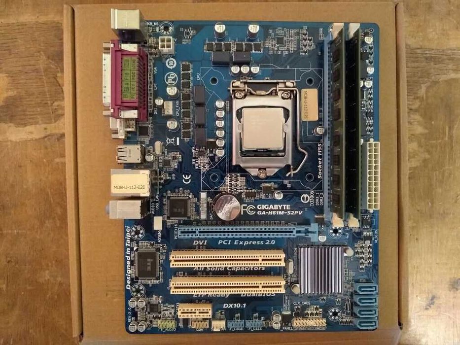 Komplet: Płyta główna LGA1155 + procesor Intel + 4-8GB RAM. 100% OK