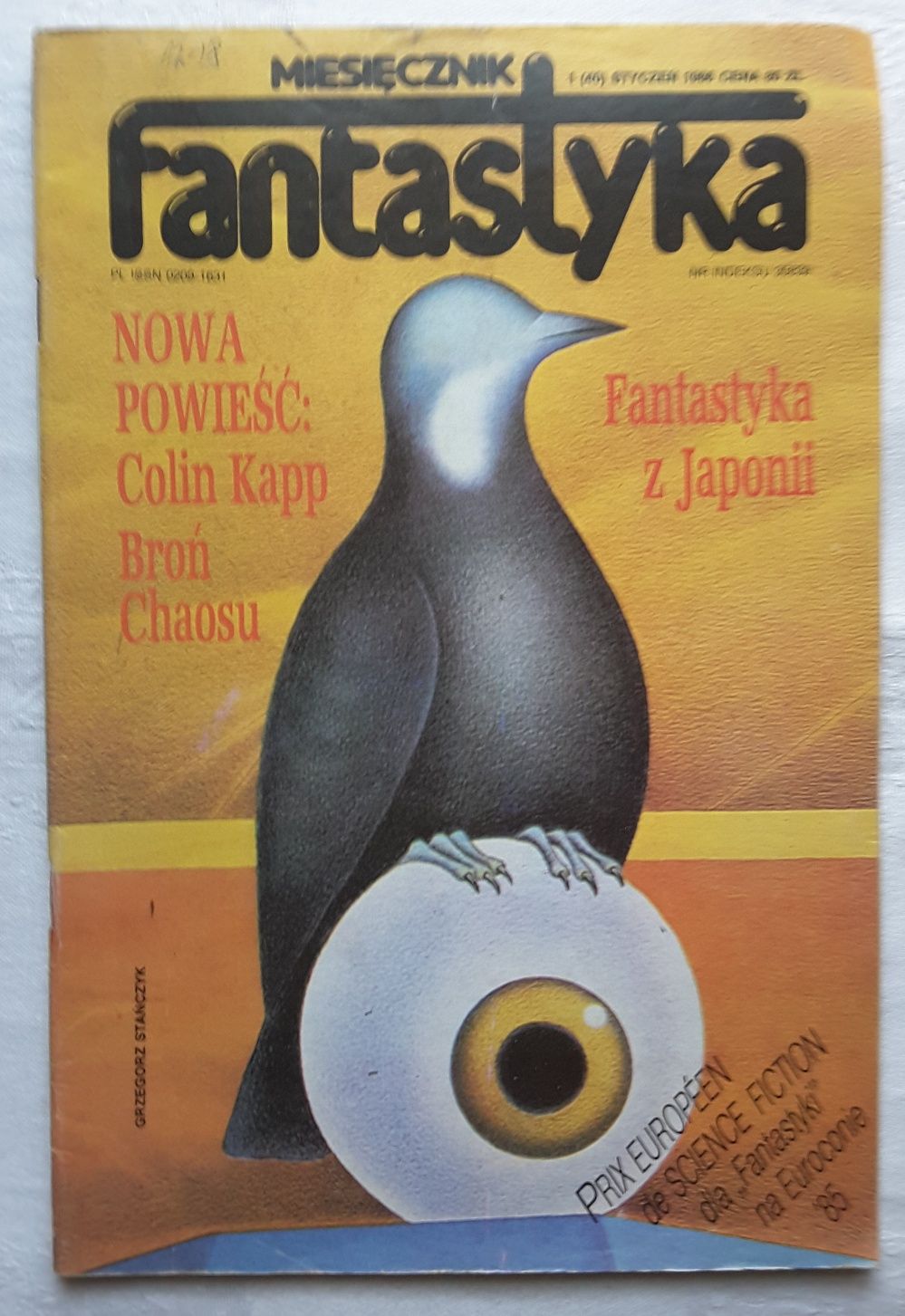 Czasopismo Fantastyka nr 1 (40) Styczeń 1986