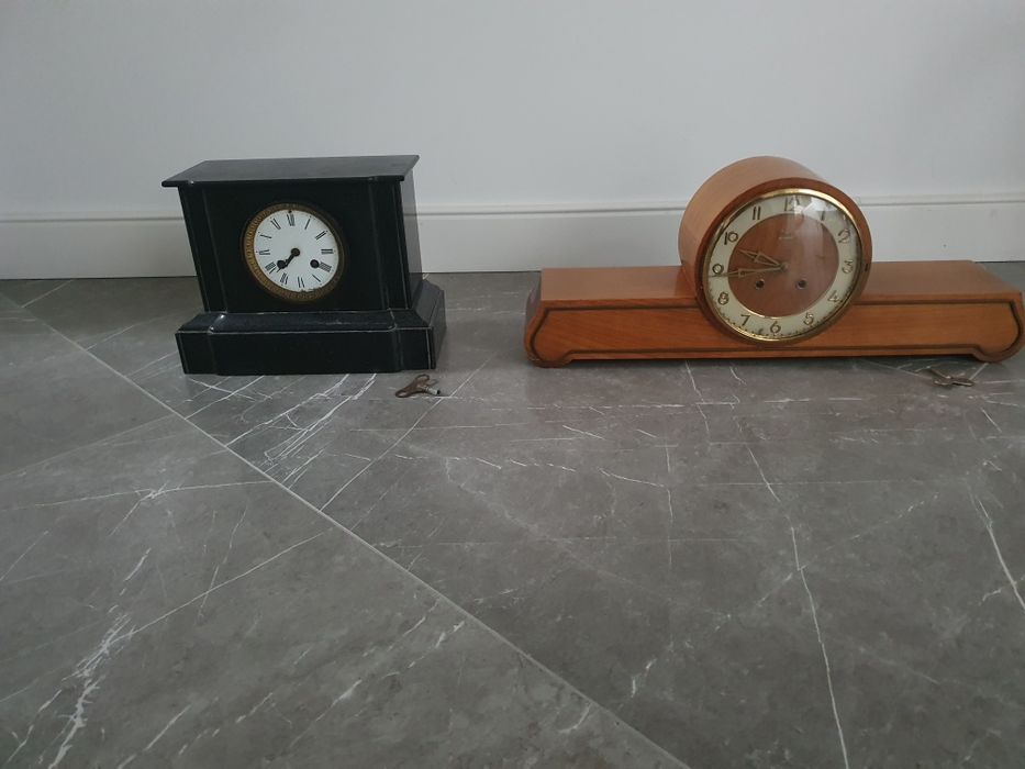 Stare zegary* marmur*drewno*antyk