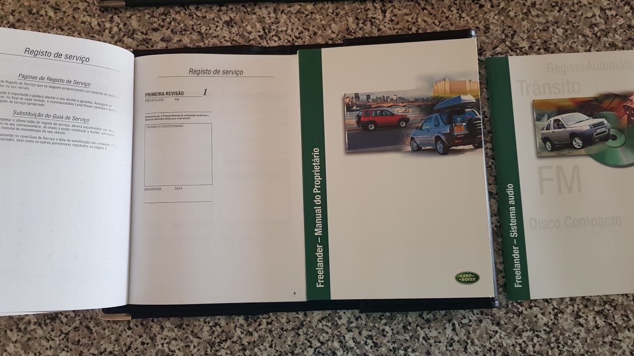 Manuais para land rover freelander 3p e 5p em pt.