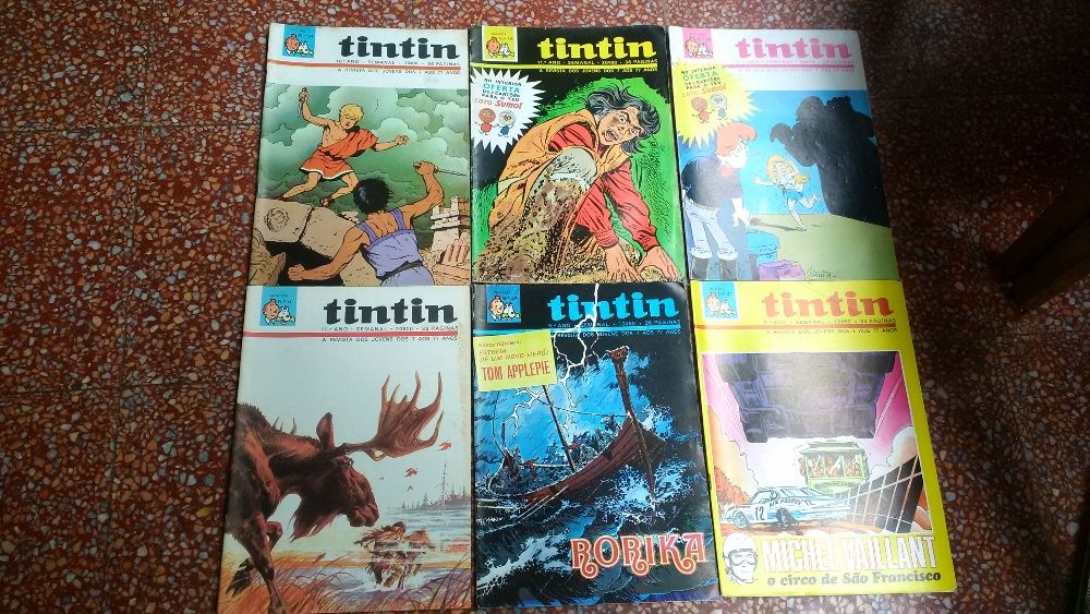 22 Revistas Tintin 9º/10º/11º ano