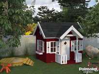Drewniany Domek Ogrodowy Dla Dzieci z Tarasem JENNIE 3,6 m2