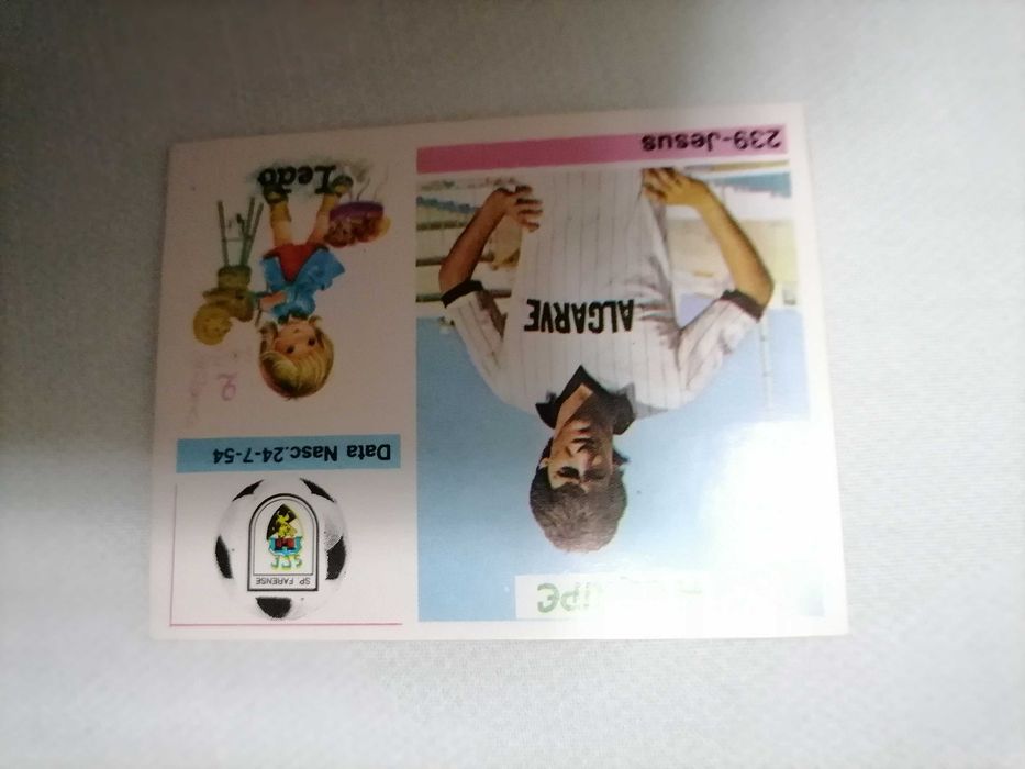 Raro Cromo Jorge Jesus (Farense) 83/84