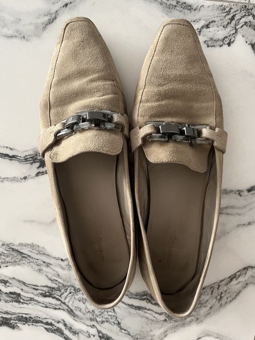 Kennel Schmenger buty mokasyny damskie 43 28 cm beżowe