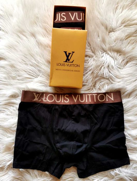 3 pak Bokserki męskie Louis Vuitton jakość ultra premium