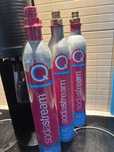 Soda stream wymiana CO2 quick connect rozowa niebieska britta philips