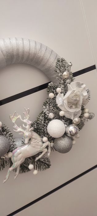 Новогодний венок декор новый год, новорічний вінок декор новий рік