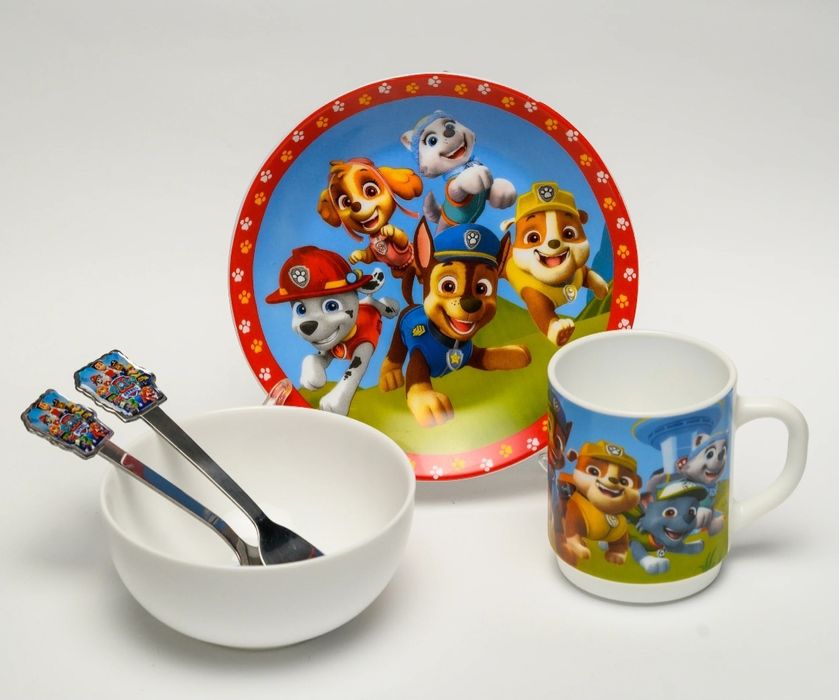 Дитячий набір посуду (Щенячий патруль)