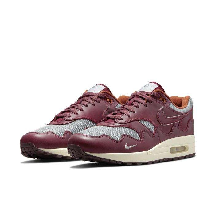 Оригінал!Кросівки Nike Air Max 1 Patta Night Maroon (DO9549-001)