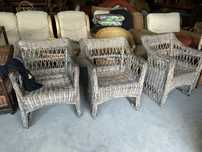 Riviera maison fotele gruby rattan