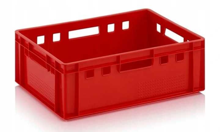 E2 skrzynka plastikowa EURO na mięso 600x400x200 nowa