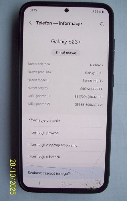 Samsung Galaxy S23+ Plus 256 GB