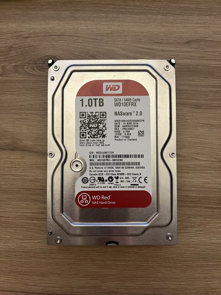 Dysk twardy WD Red 1 TB (WD10EFRX)