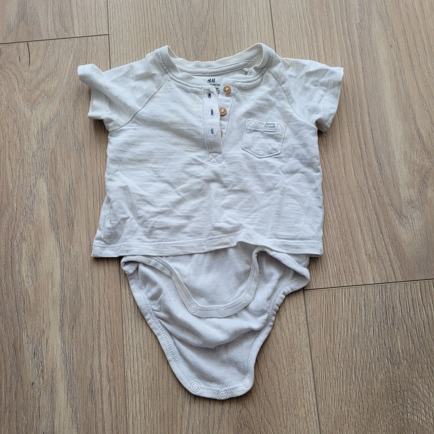 Zestaw body + spodenki H&M r. 56