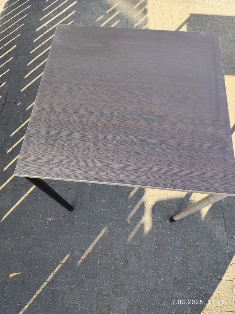Stolik Sandsberg Ikea 67x67 w kwadracie wys 75 Ikea BRW brązowy stół