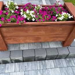 Donica drewniana 110x45x52