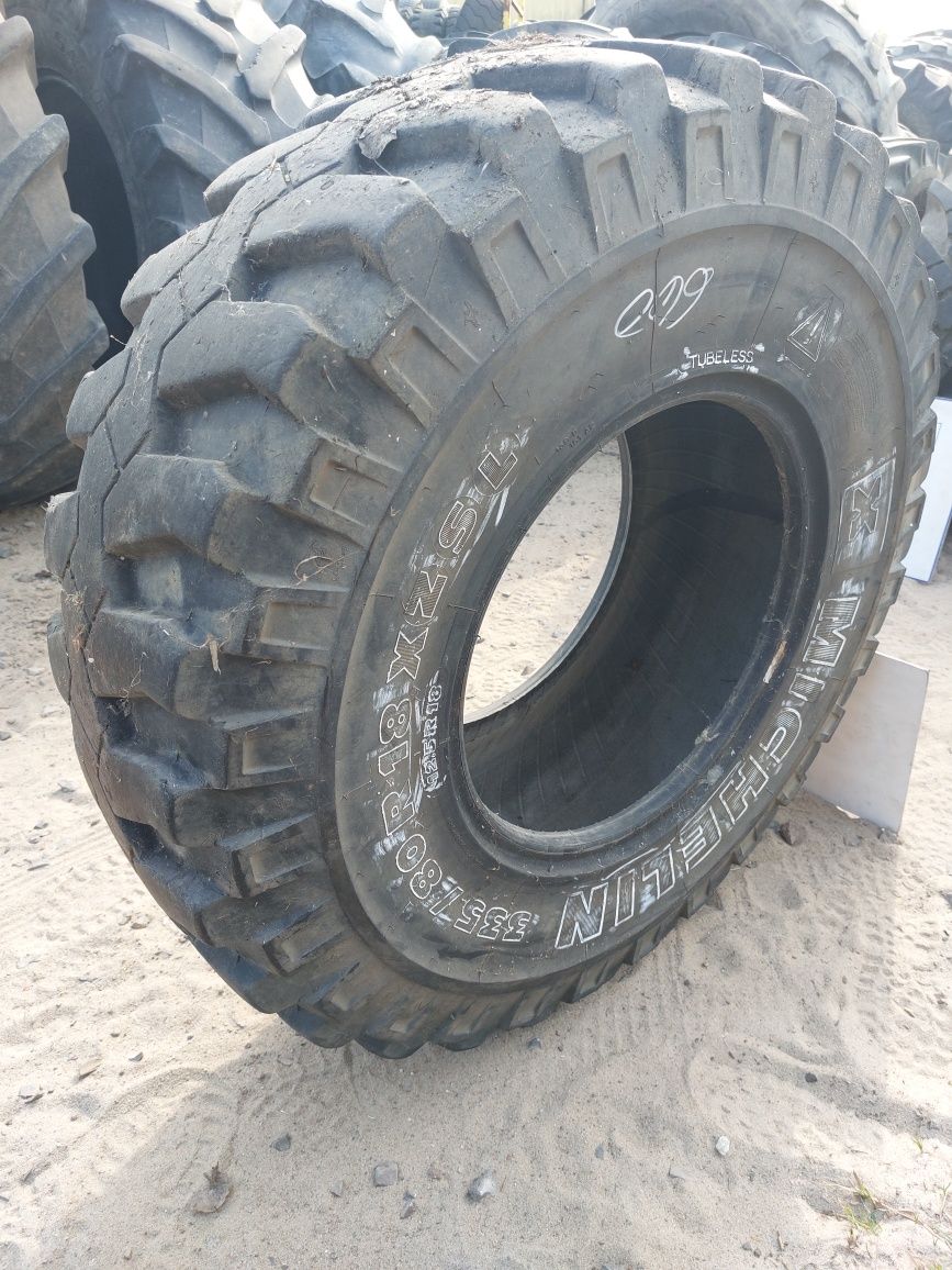 335/80R18 Michelin opona używana rolnicza przemysłowa