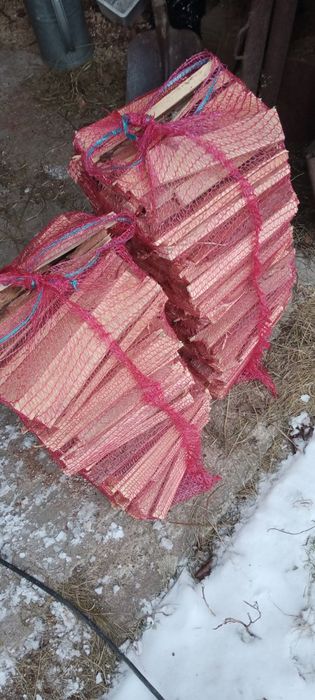 Rozpałka podpałka opał suchy workowany drewno drzewo ognisko suche