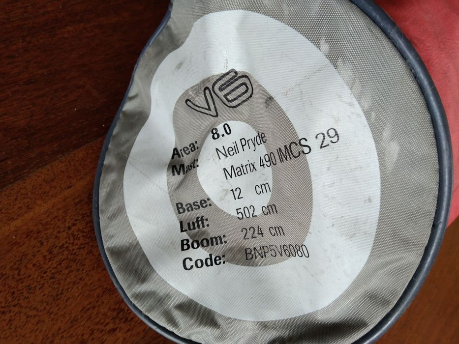 Żagiel Windsurfing Area 8.0.V6 duzy