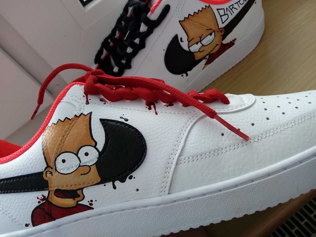 Custom butów ręcznie malowane oryginal