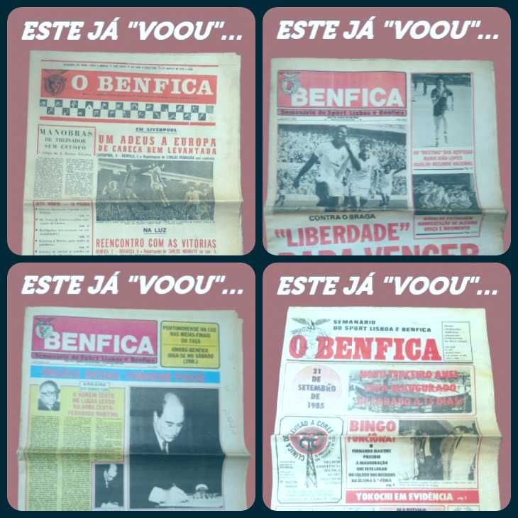 Jornais O Benfica de 1942 a 1994 - Tenha o JORNAL DO BENFICA do dia em
