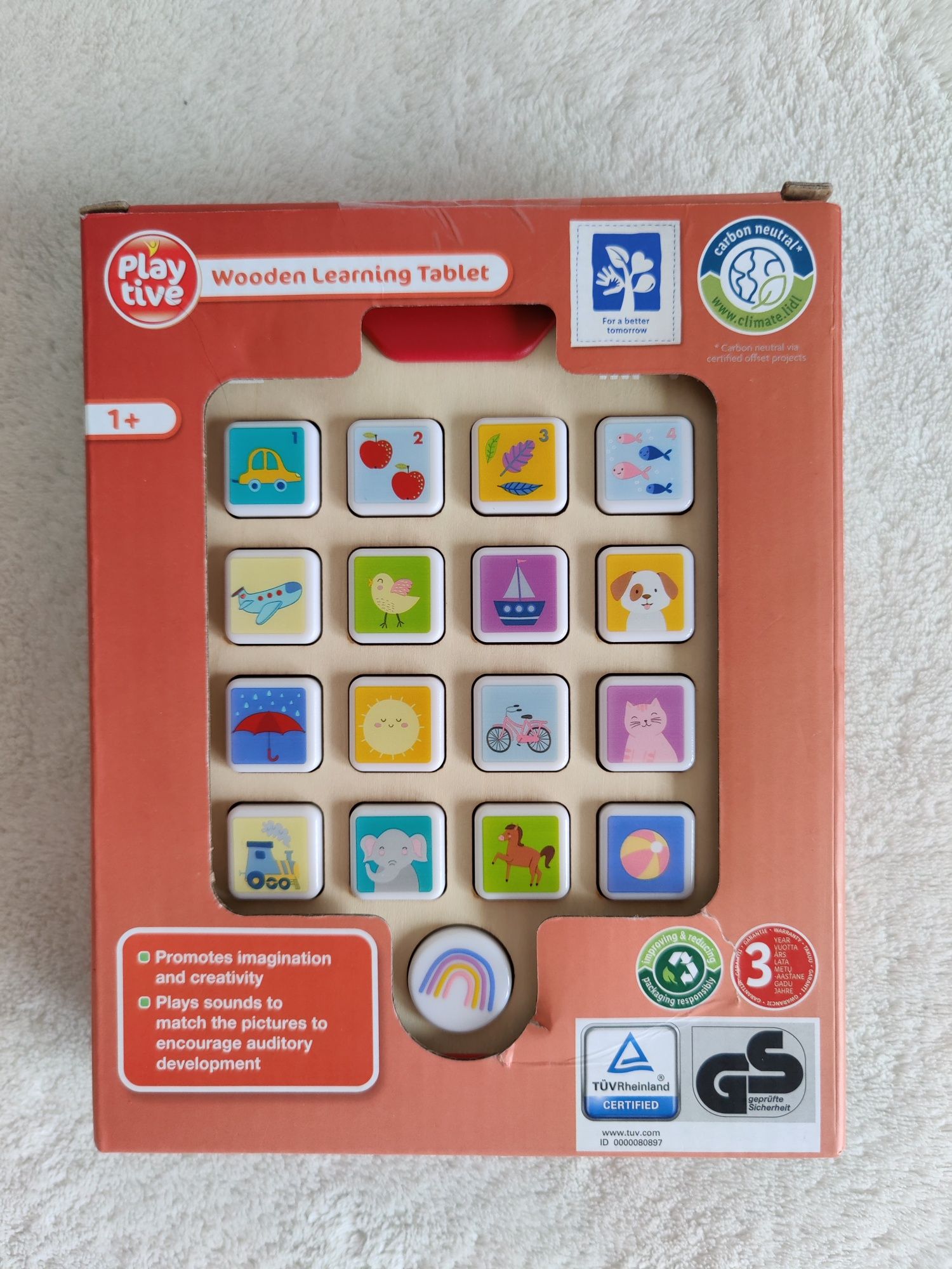 Nowy drewniany tablet Playtive Montessori