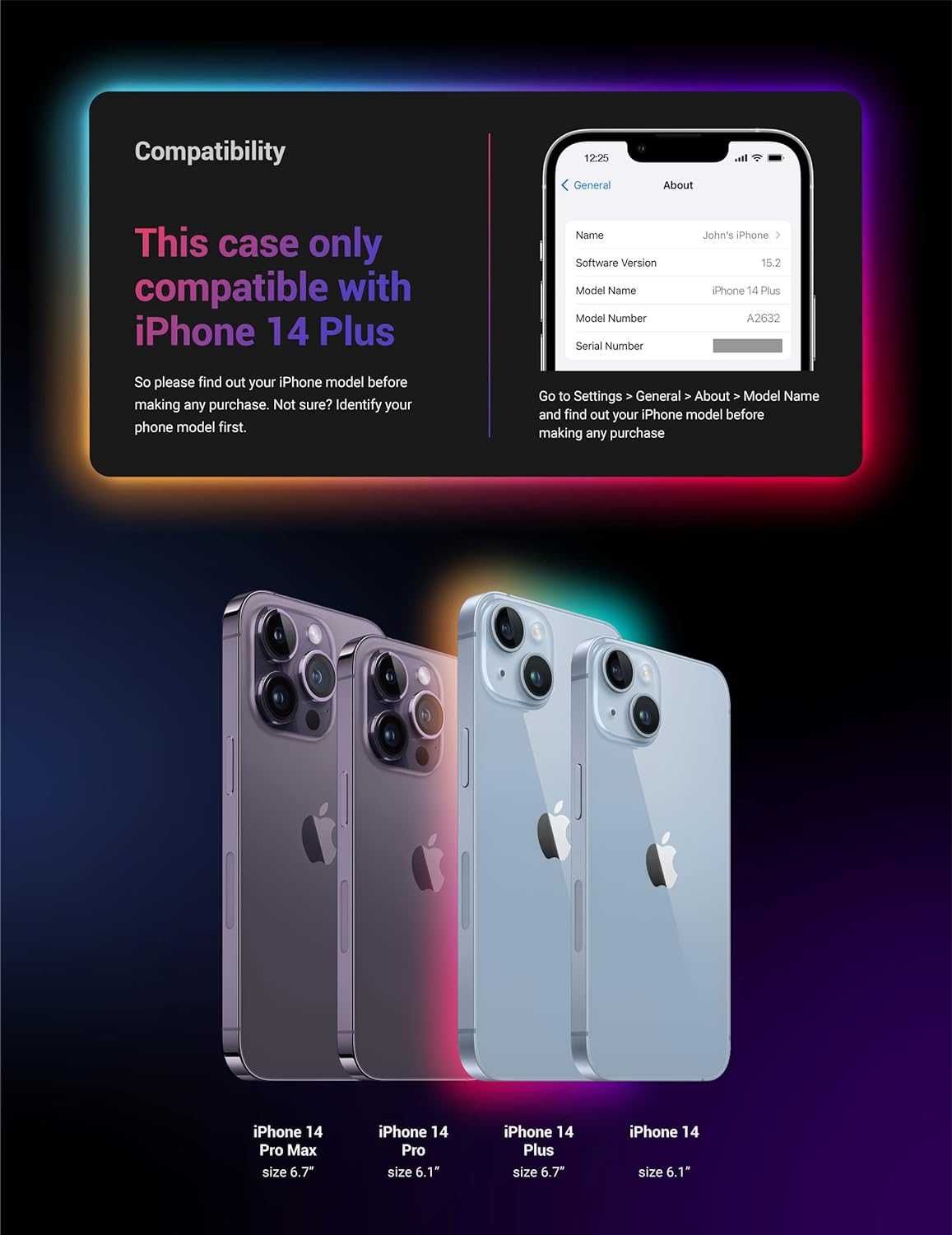 Nowe etui iPhone 14 Plus / obudowa / osłona aparatu / różowa !2968!