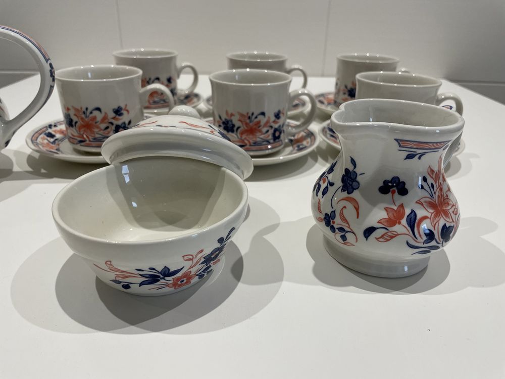 Serviço de chá Vintage Churchill porcelana inglesa NOVO