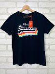 T-Shirt Superdry Vl Granatowy Regular Fit