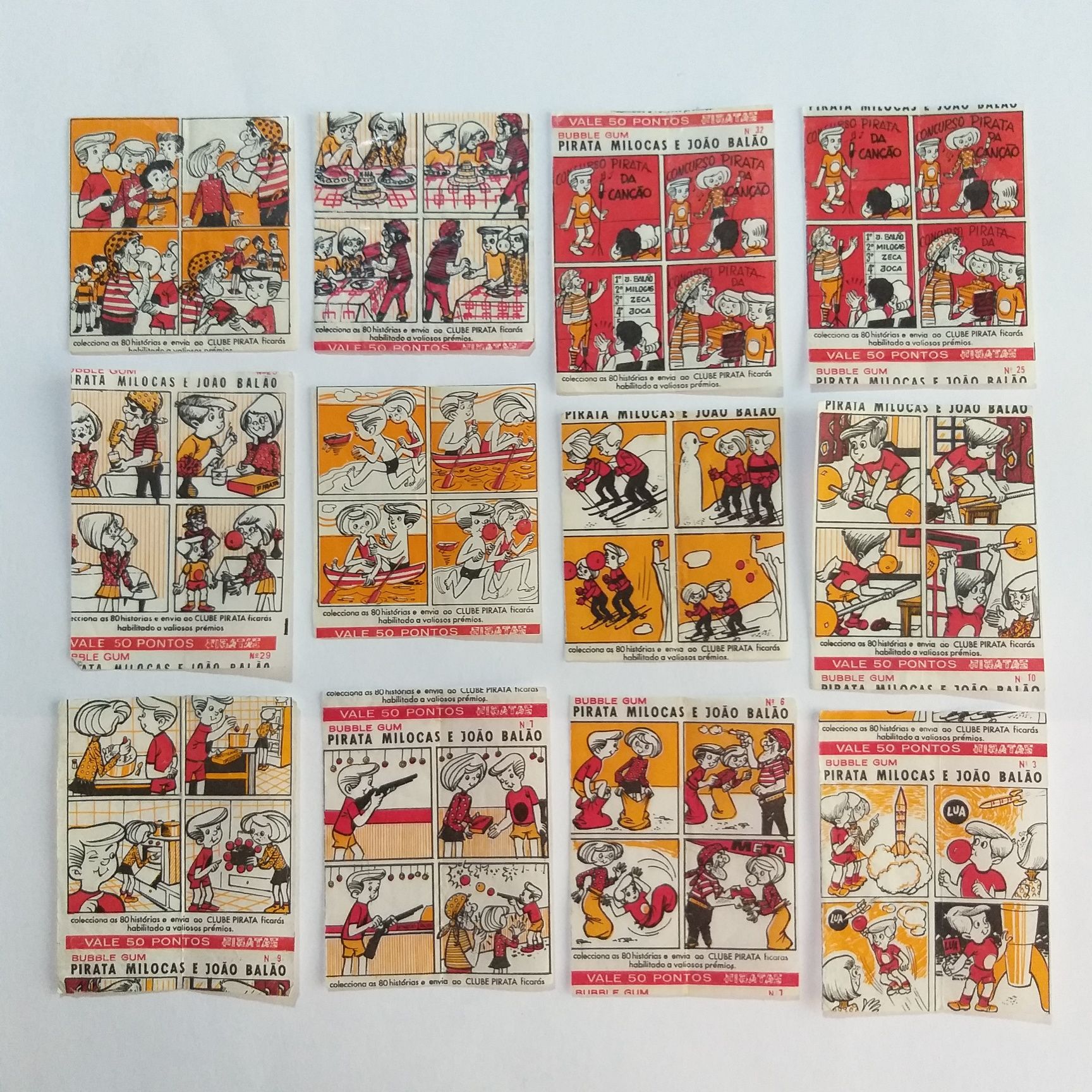 Cromos pastilhas Pirata