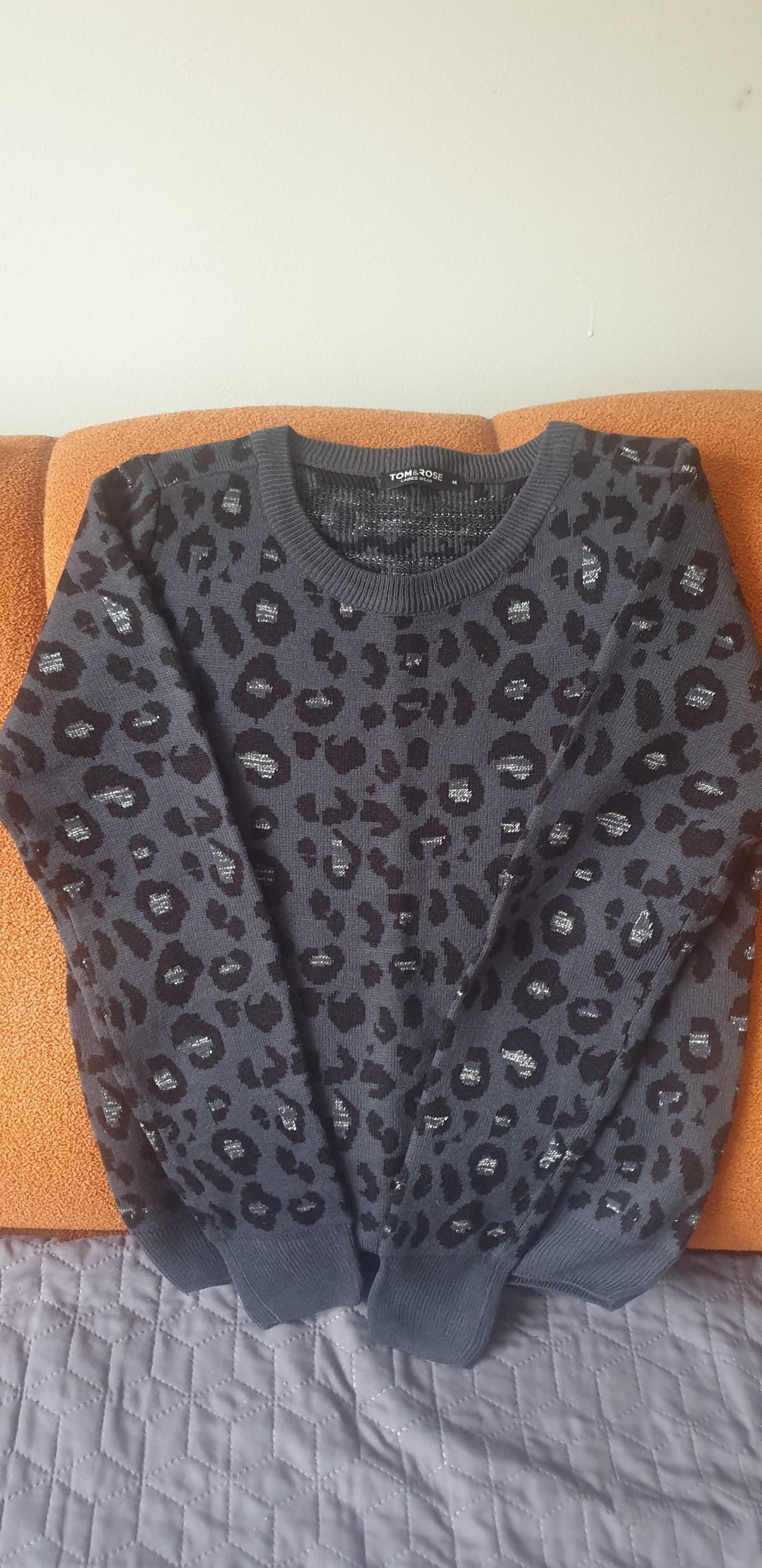 Sweter szara panterka nowy