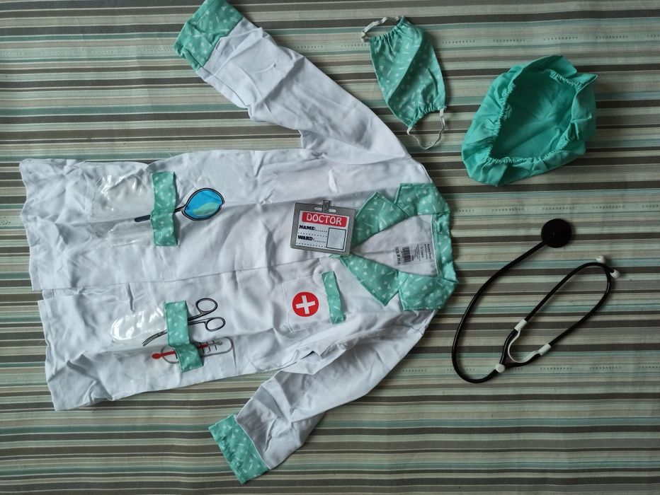 Карнавальний костюм на 3, 4, 5, 6, 7, 8, 9 років лікар кух