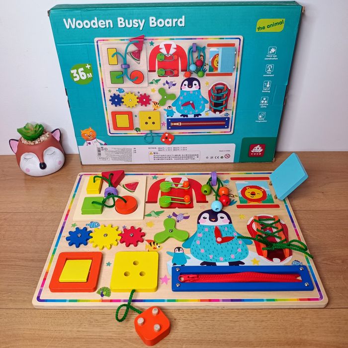 Бізіборд Є ВІДЕО, озвуч УКР МОВОЮ,бізідошка, гра логічна