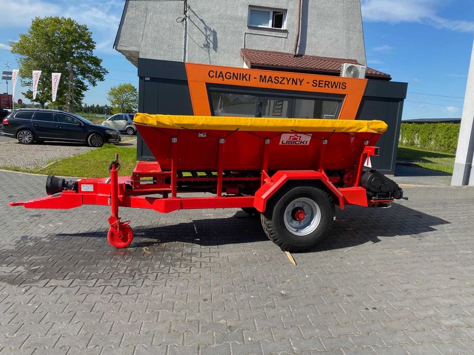 Rozsiewacz Nawozów Sypkich, Wapno, Nawóz. Taśmowy. 3T Lisicki Nowy!