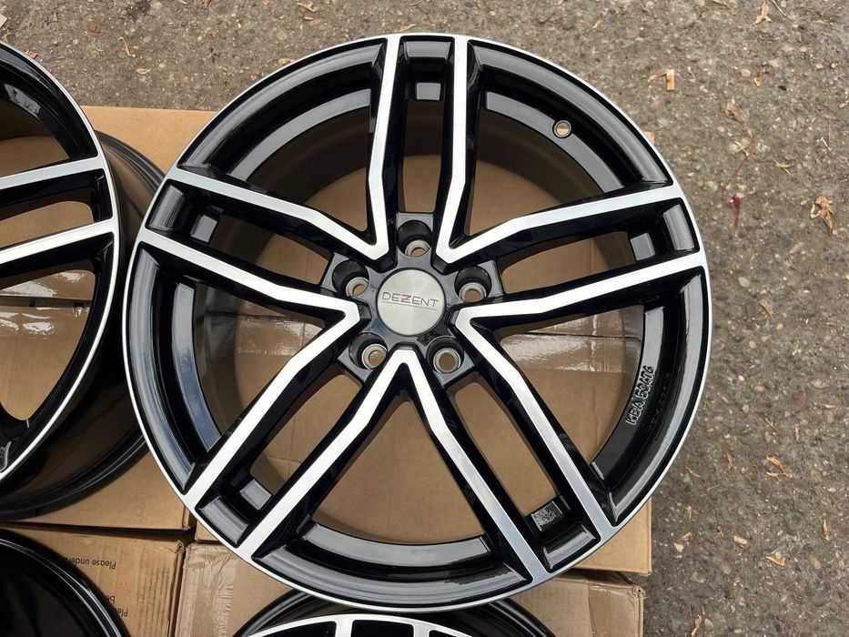 4x felga DEZENT TR dark 18"x7,5" roz 5x112 ET 42 AUDI A3 SKODA OCTAVIA