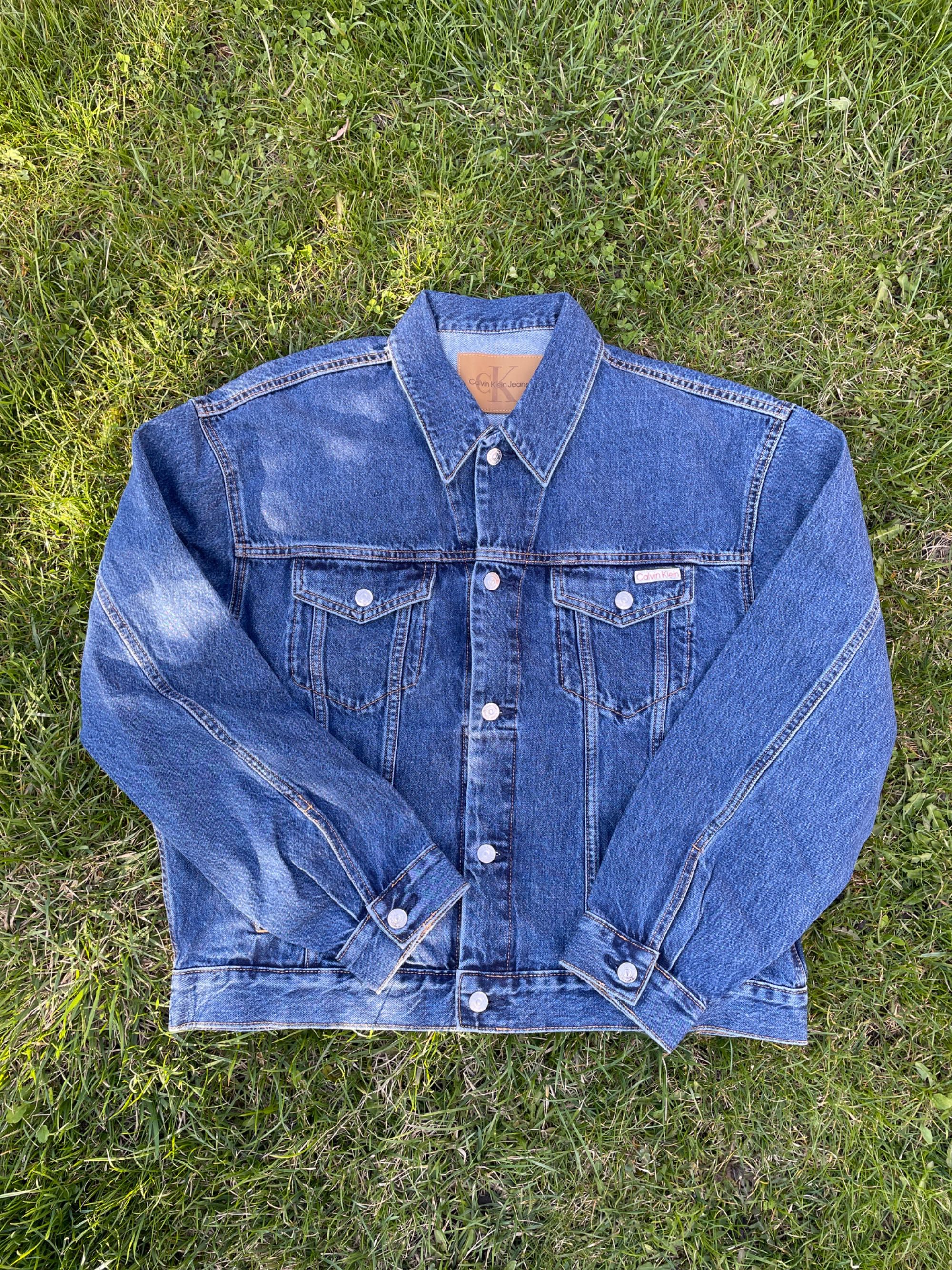 Calvin klein джинсовая куртка (ck 90s trucker jacket) c америки m,l,xl