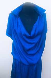 38 46 Ck платье-туника, ярко синий, М L для отдыха Calvin Klein