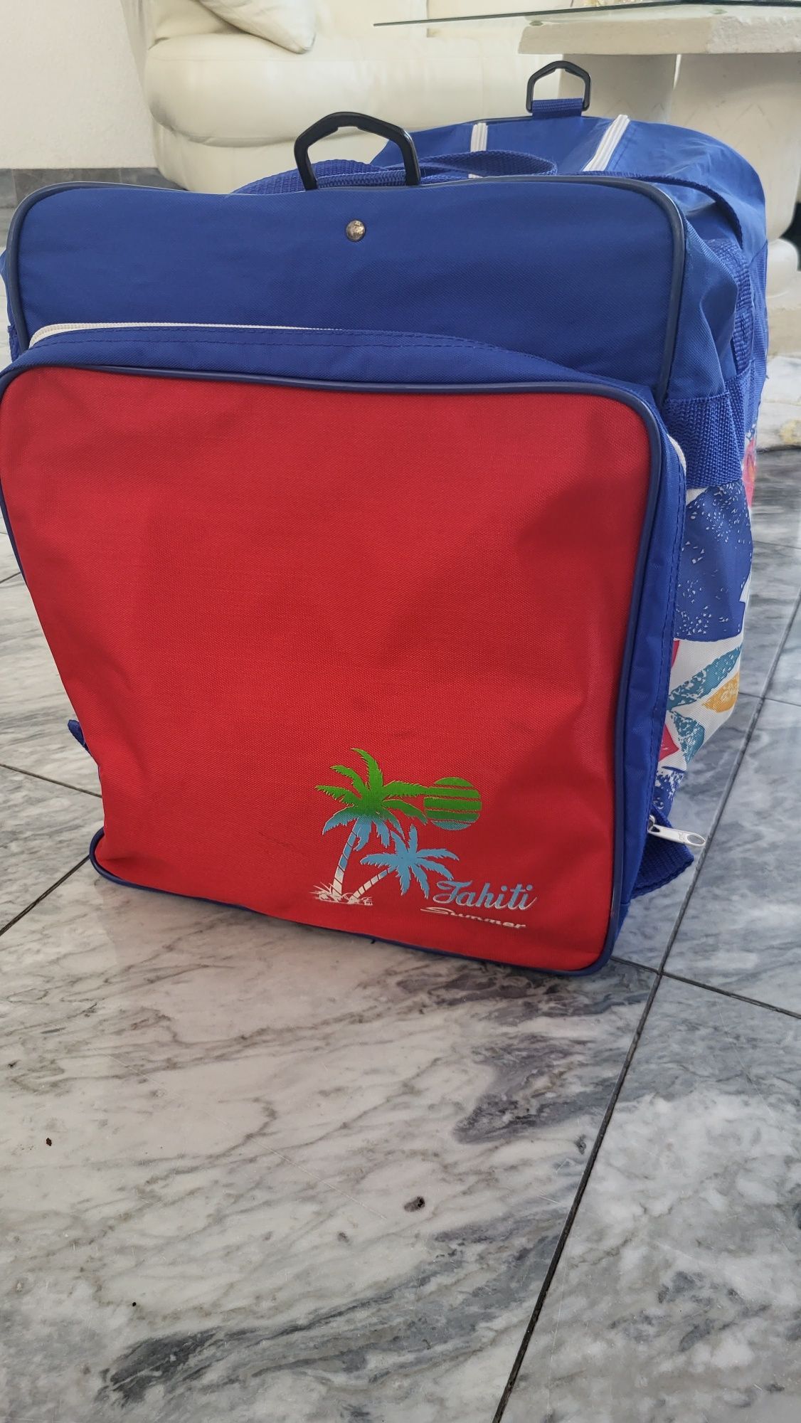 Torba podróżna Vintage, Old school, Tropical, unisex
