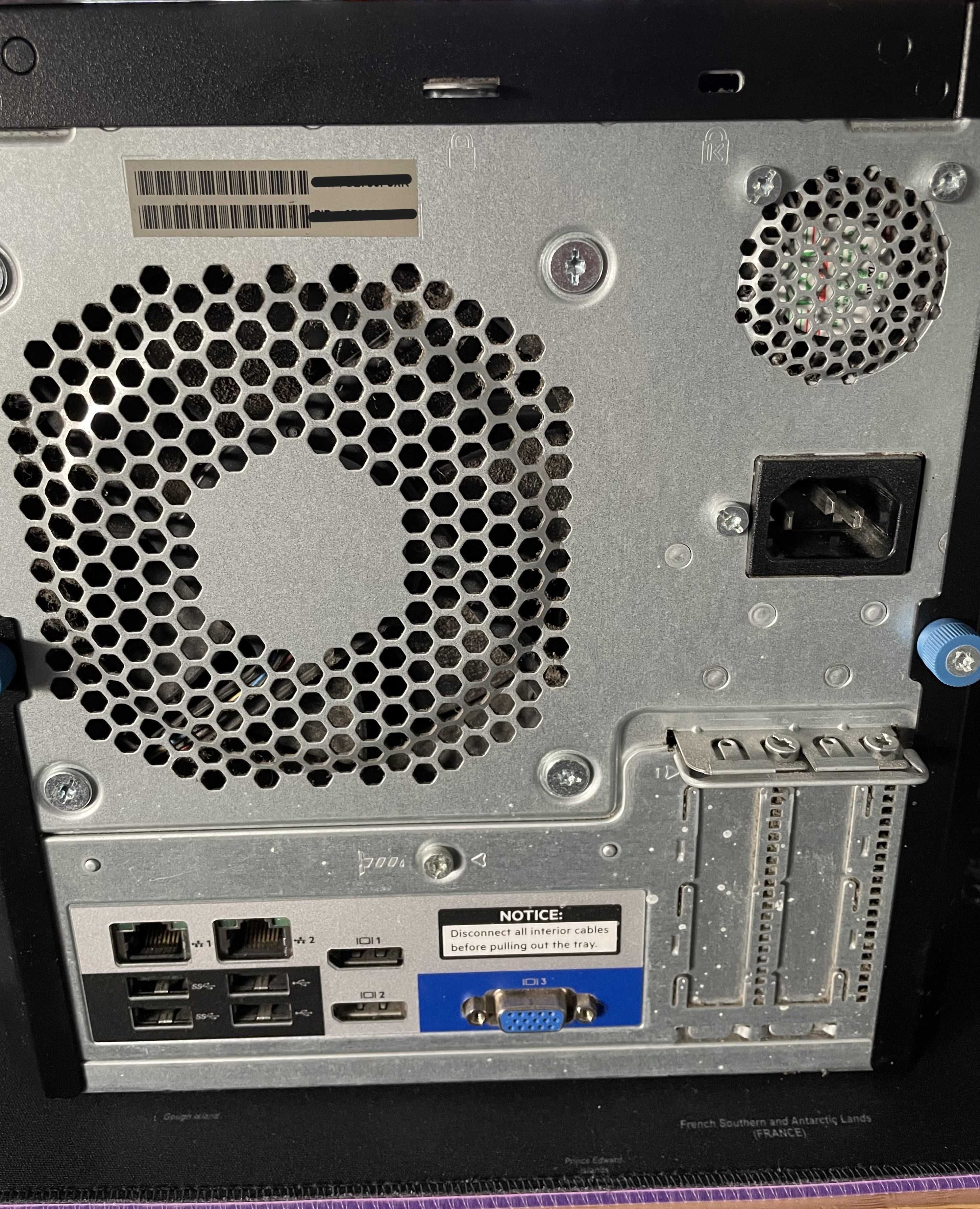 HPE ProLiant MicroServer Gen10 impecável! 120GB SSD + 2x1TB RAID1