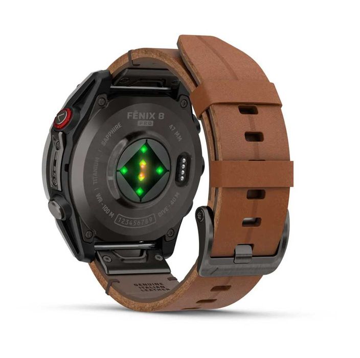 Годинник Garmin Fenix 8 Pro 47 mm AMOLED Sapphire Carbon grey Chest.LB