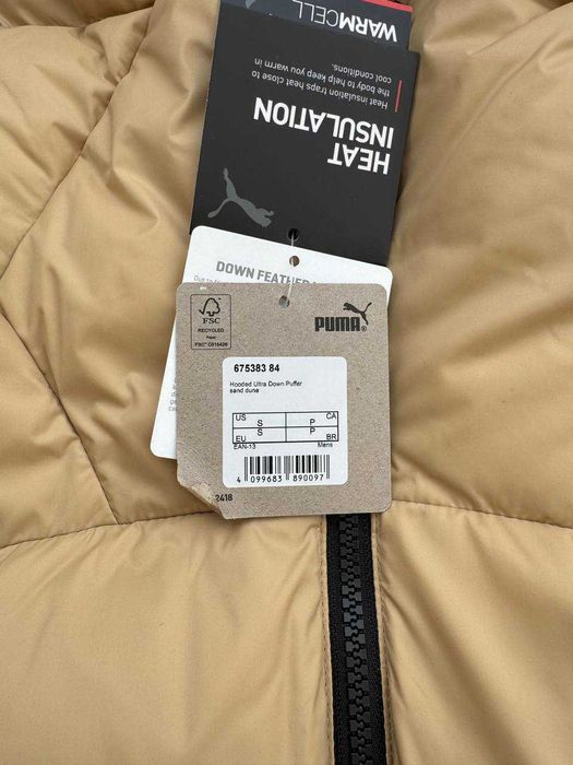 США Зимові жіночі пуховики Puma Hooded Ultra Down Puffer Оригінал XS-M