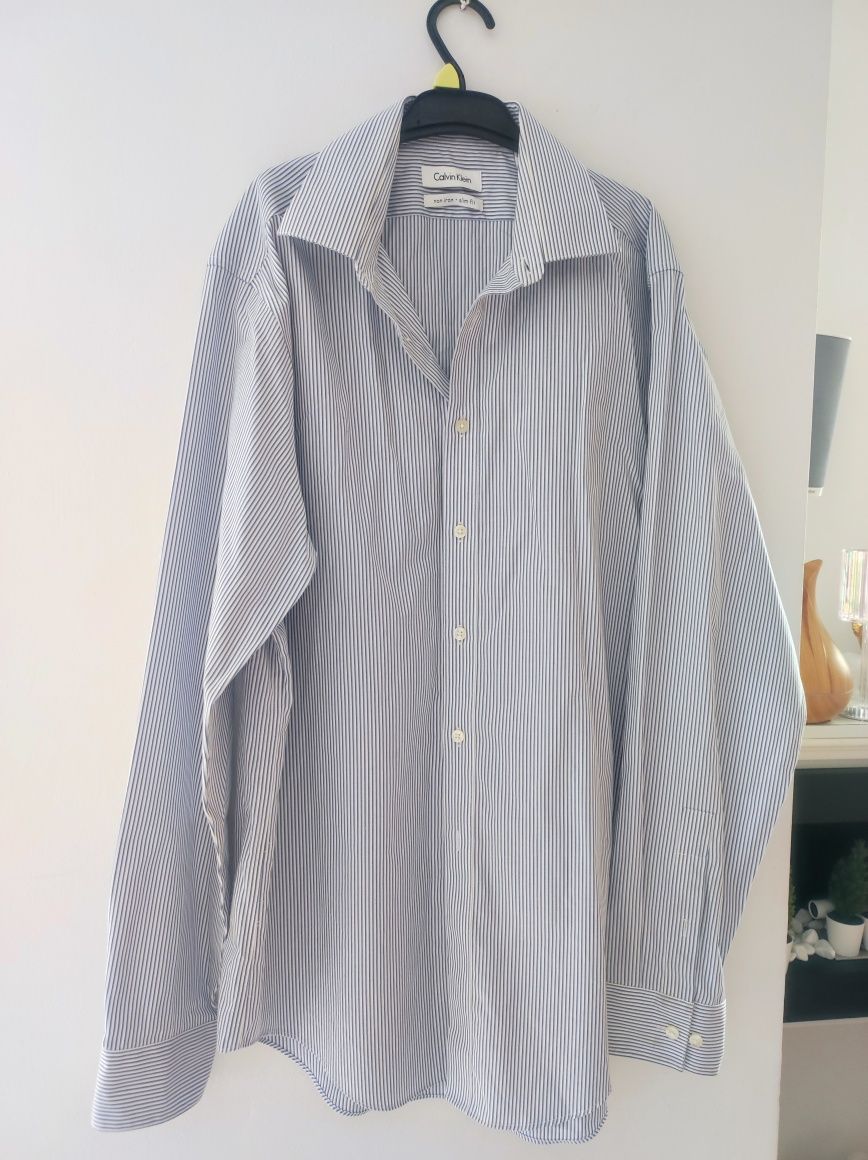 Koszula Calvin klein slim fit roz 16