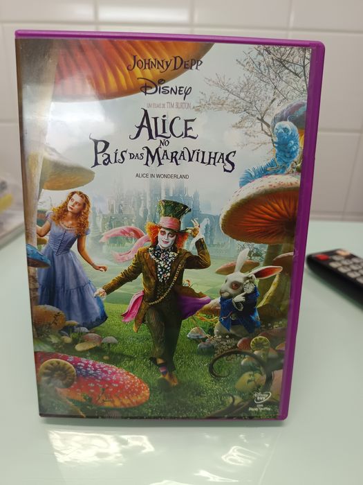DVD Disney Alice no país das maravilhas