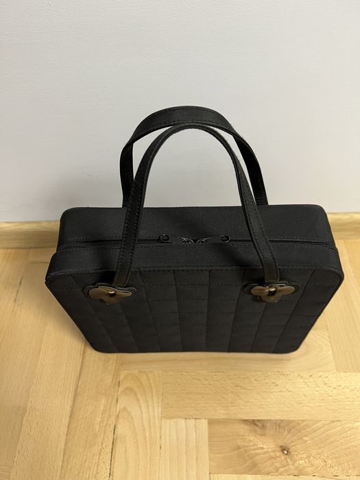 Чорна жіноча сумка сумочка сундук сундучок