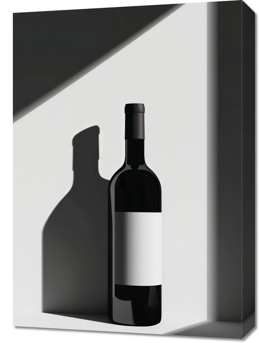 Obraz 50x70cm Butla Wina