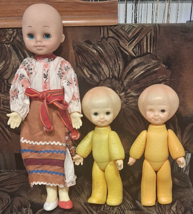 Кукла "Українка", "Хлопчик красень" рельєфна, СССР. Ціна за 3 шт.