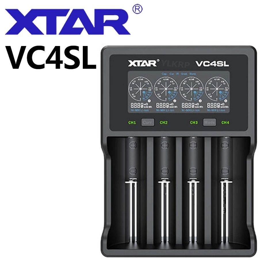 Зарядное устройство тестер аккумуляторов XTAR VC4SL AA.AAA.18650.21700