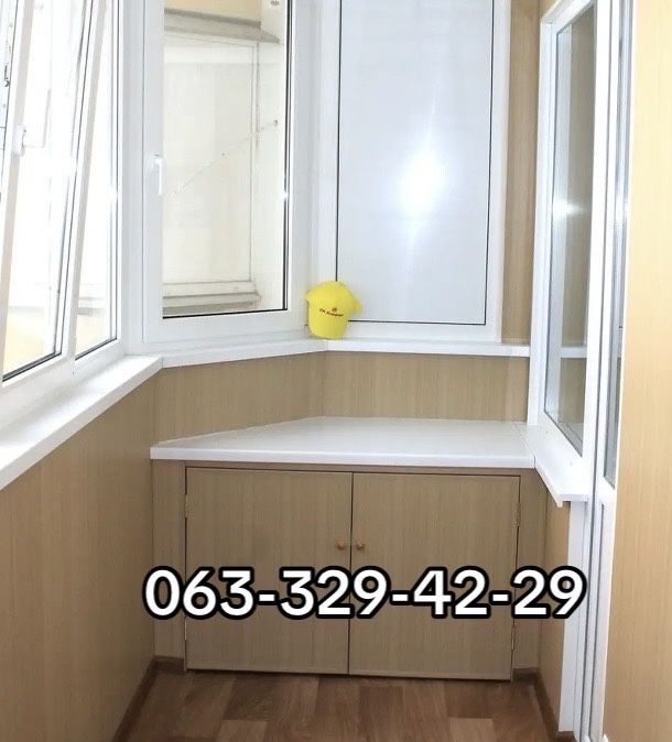 Балкони, лоджіі під ключ